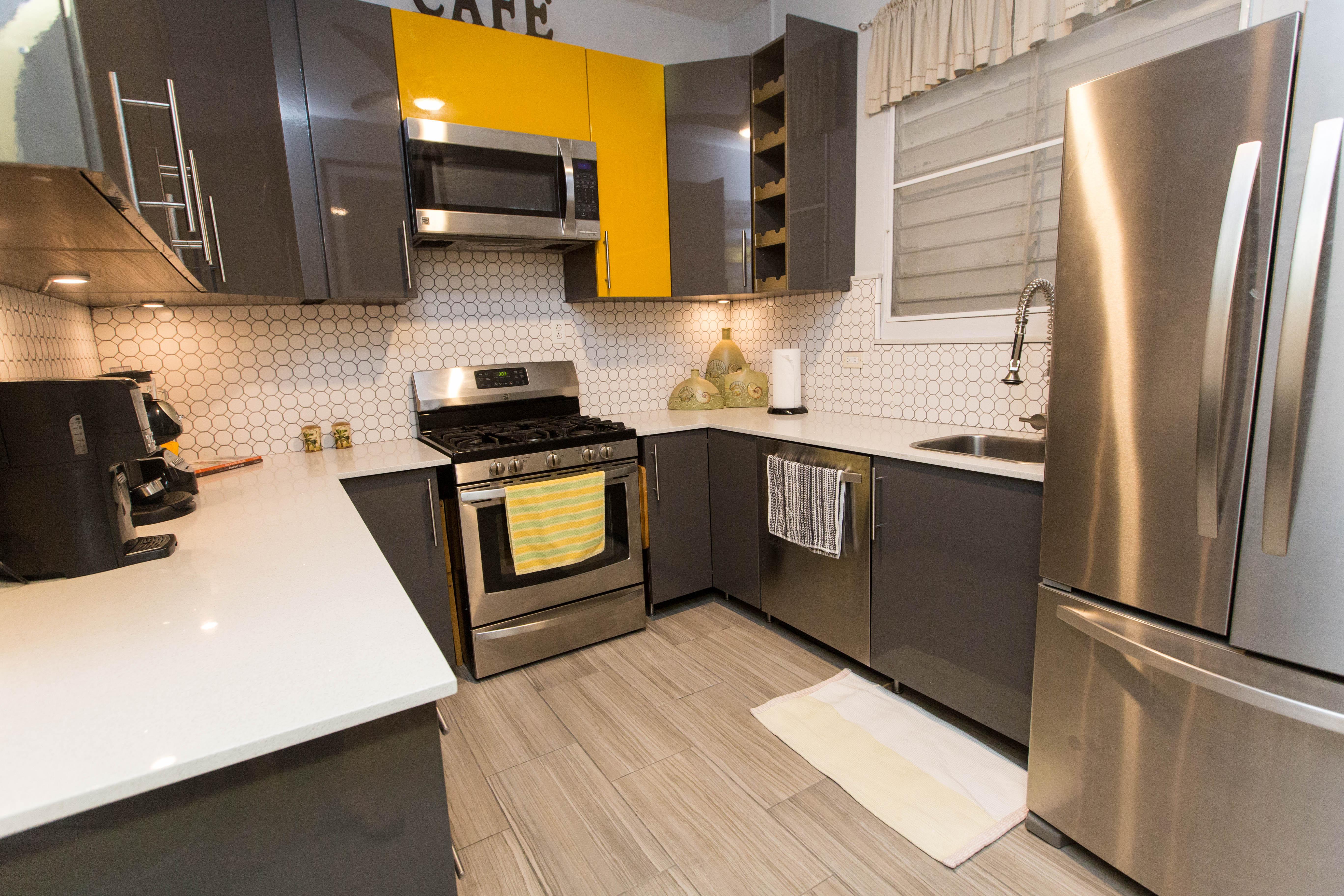 Gorgeous modern kitchen for your holiday rental