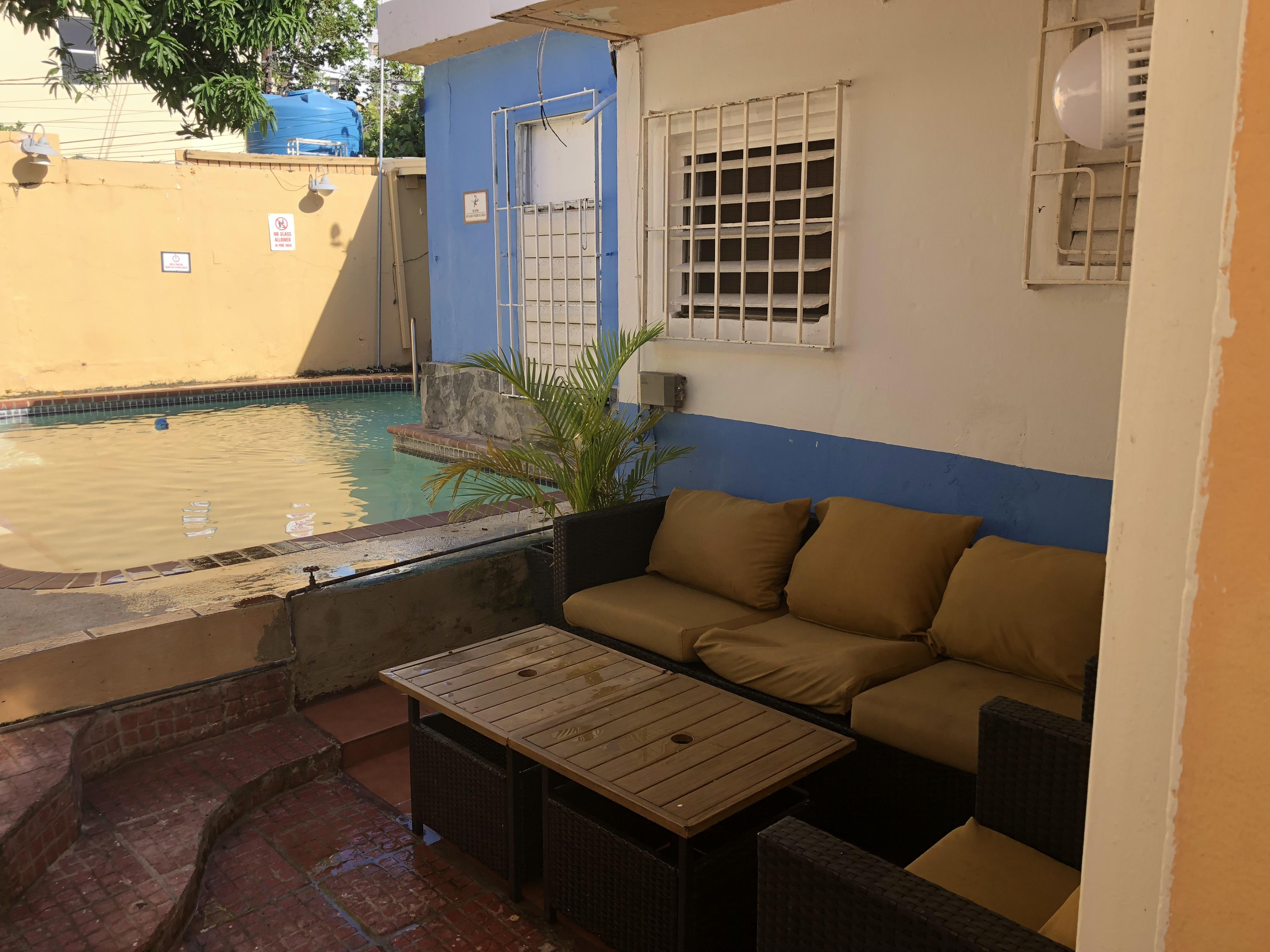 Another place to chillax....our poolside lounge
