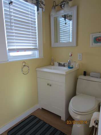 3/4 bath downstairs
