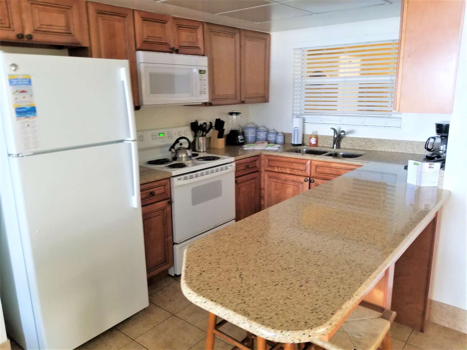 Kitchen from dining room