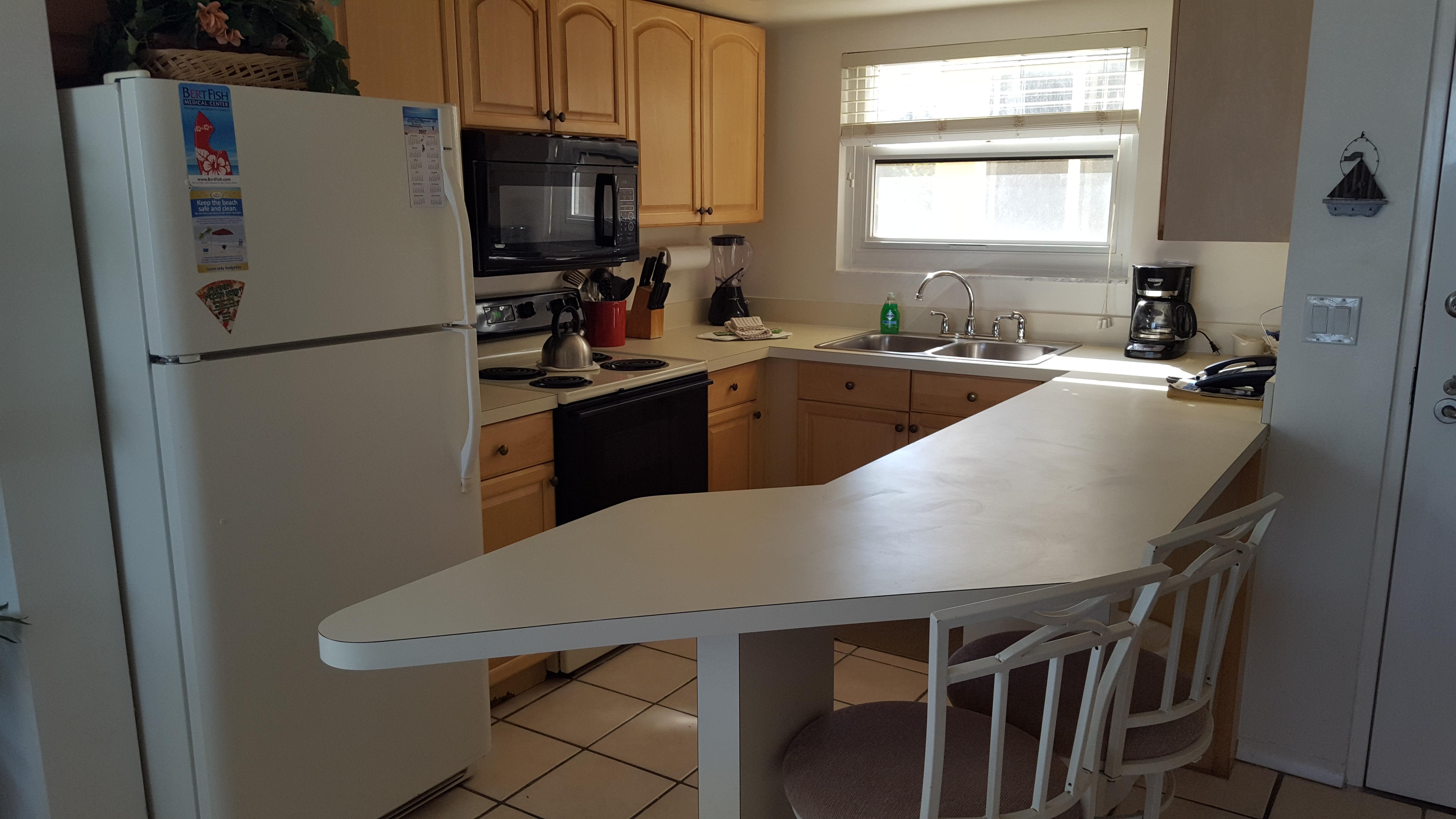 Kitchen from dining room