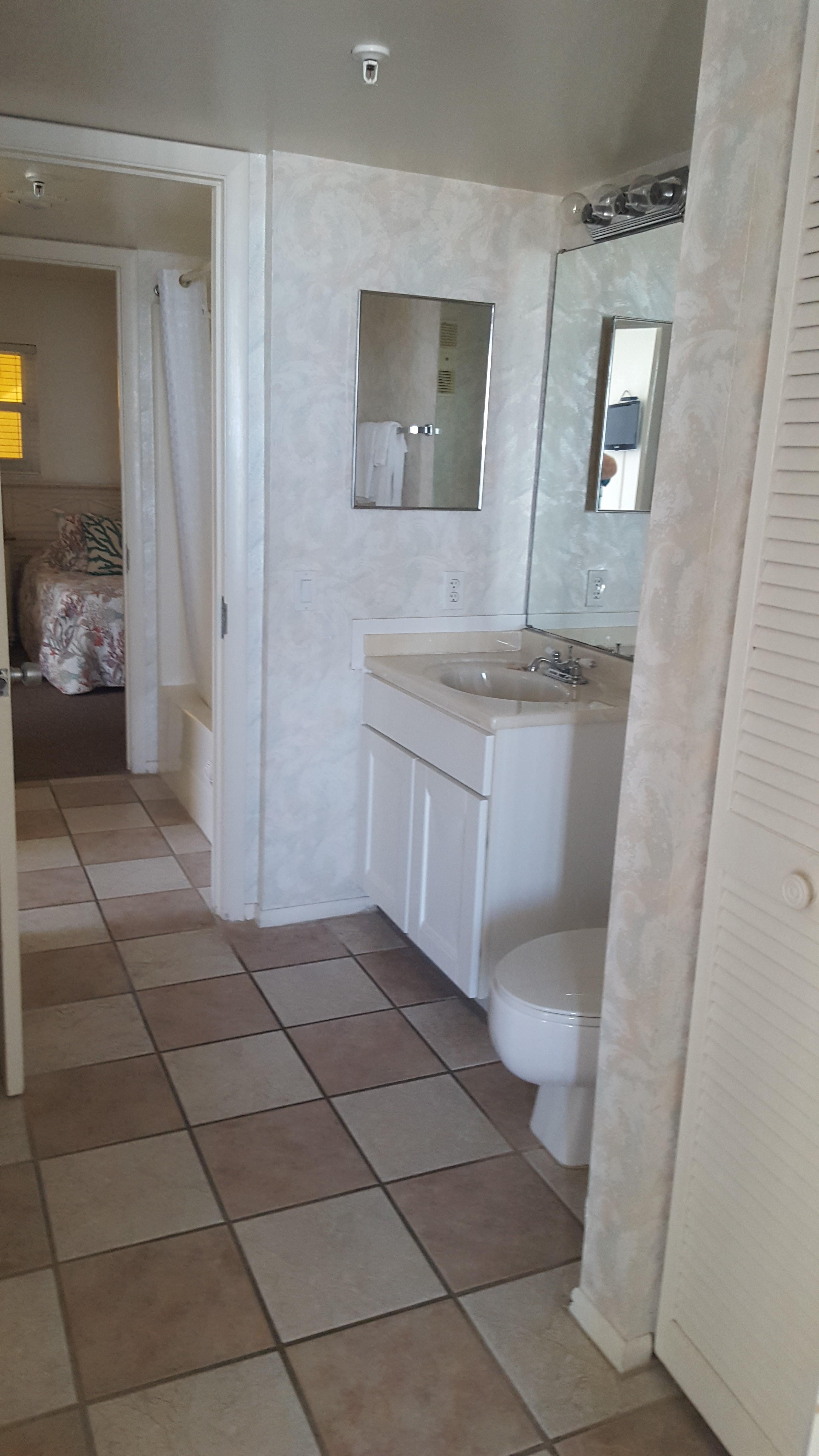 Master bath from bedroom