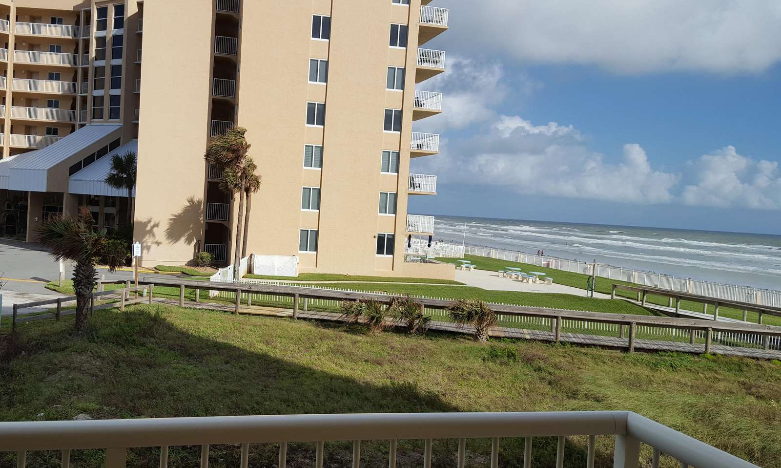 View North from balcony