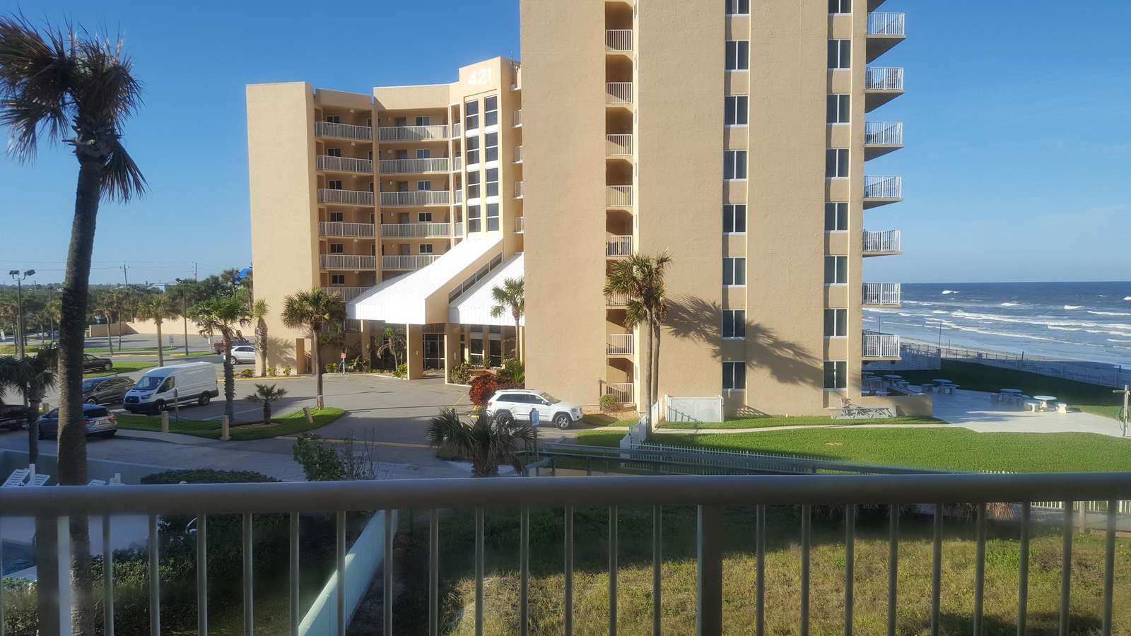 View North from balcony