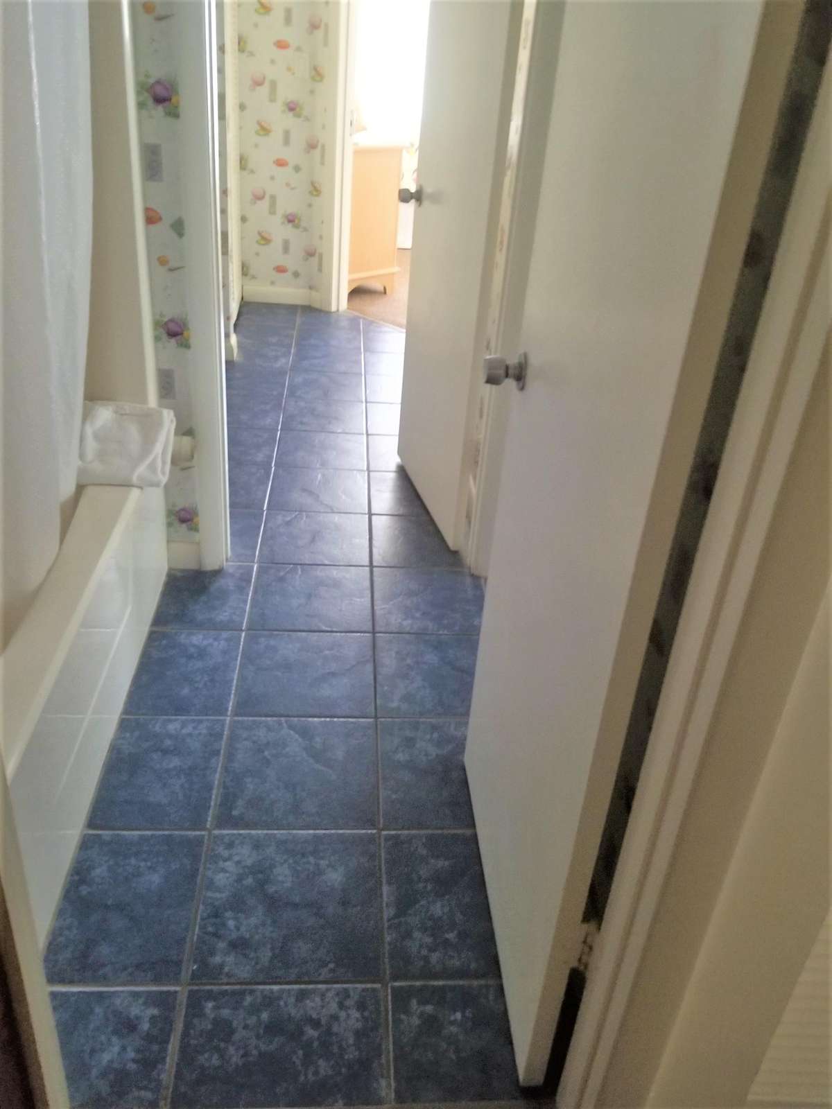 Hall thru baths
