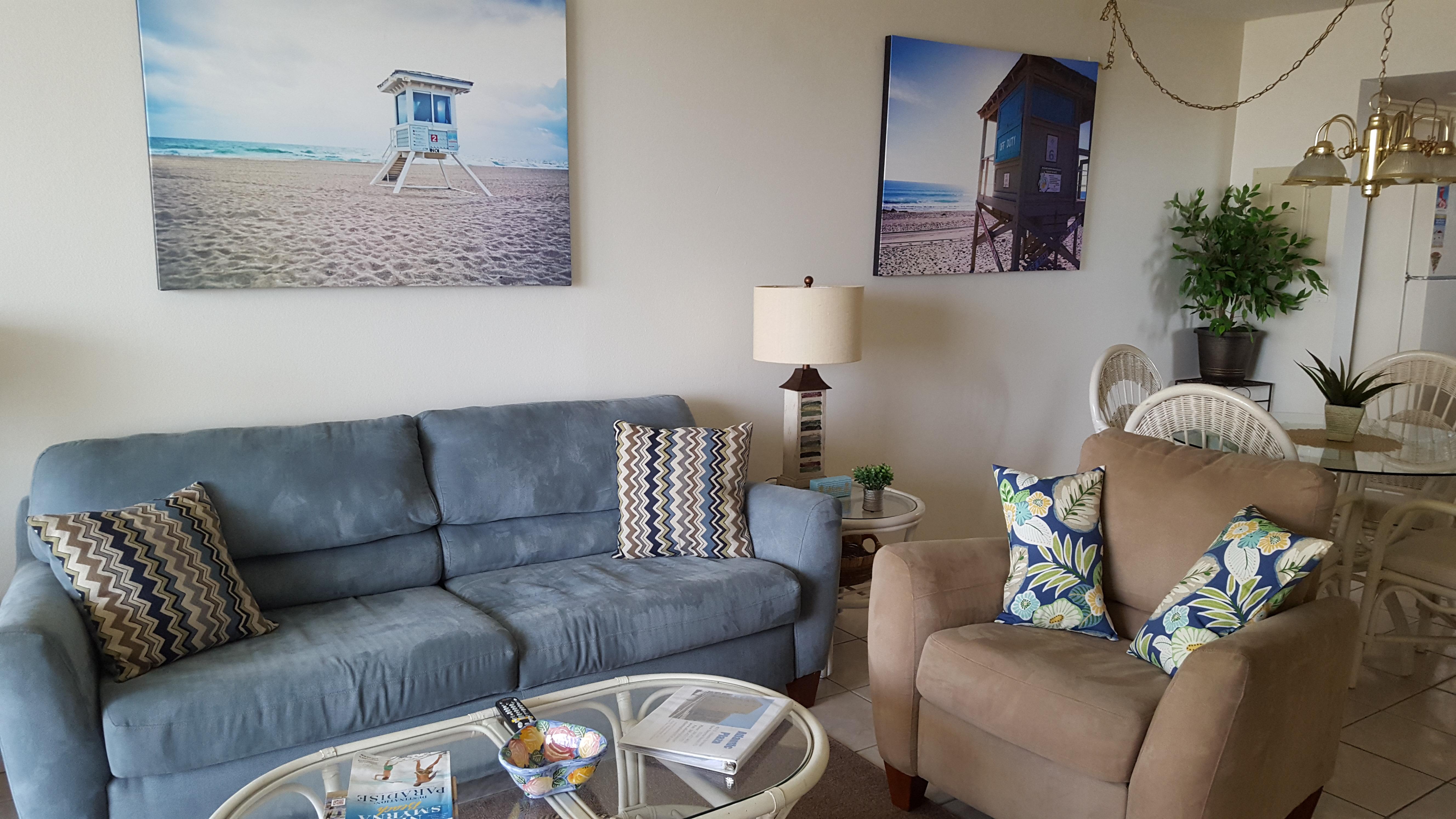 Living room center view
