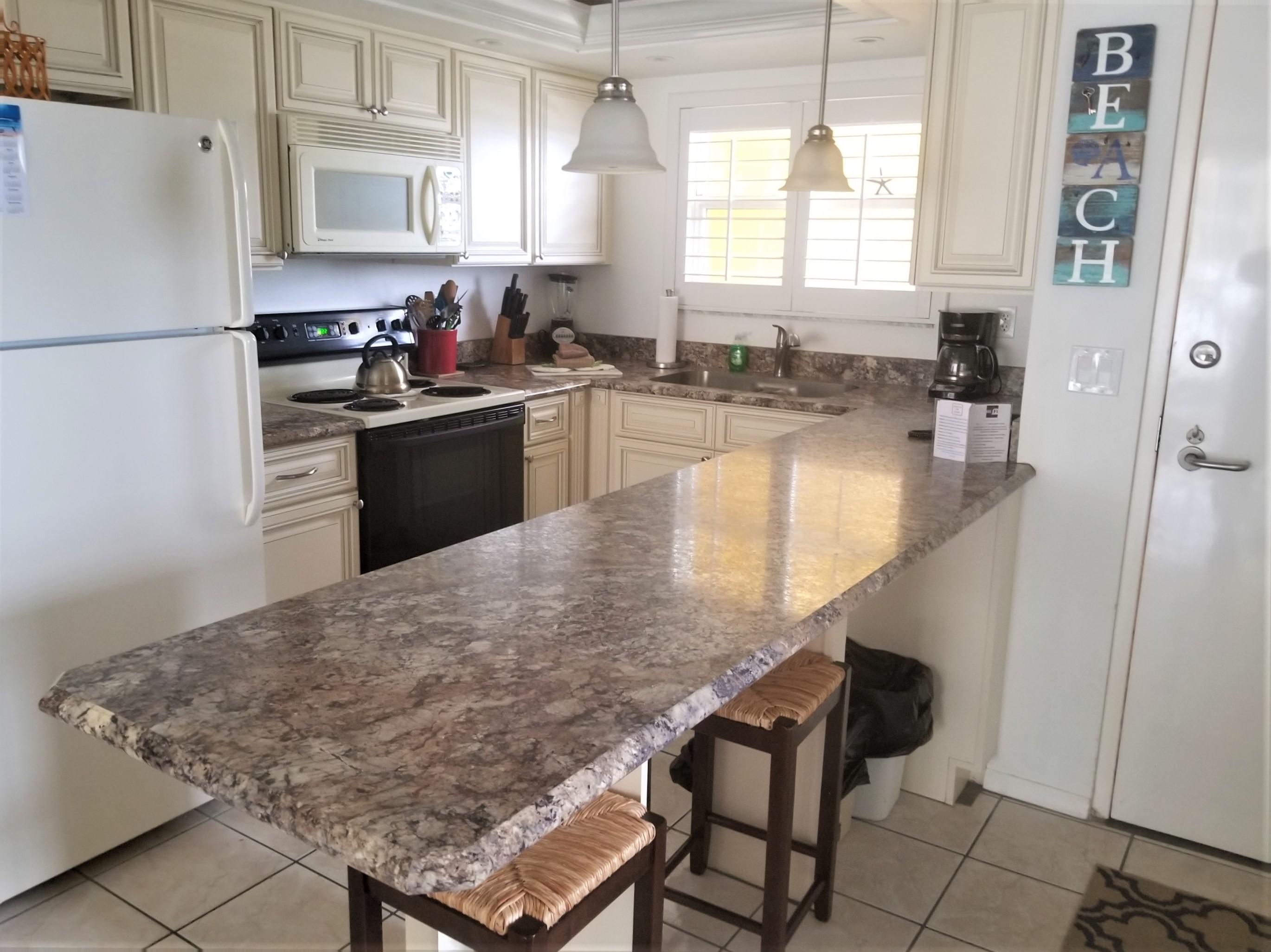 Kitchen front view