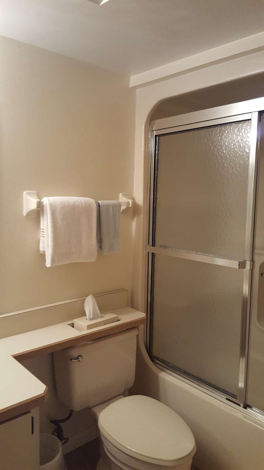 Guest bath with tub and shower