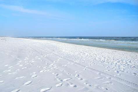 Sugary White Sand Beach directly Across from Watercolor