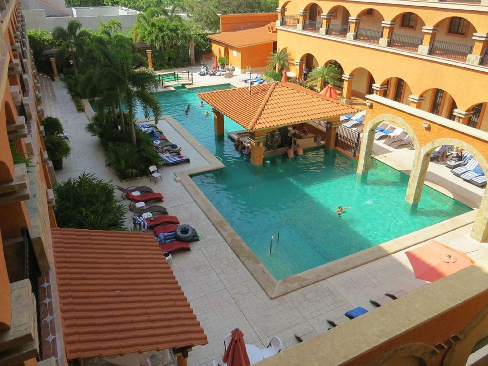 Pool area