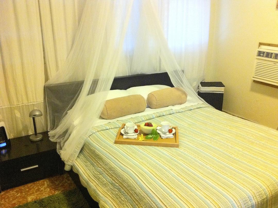 one of the queen bedroom suites with private in suite bathroom