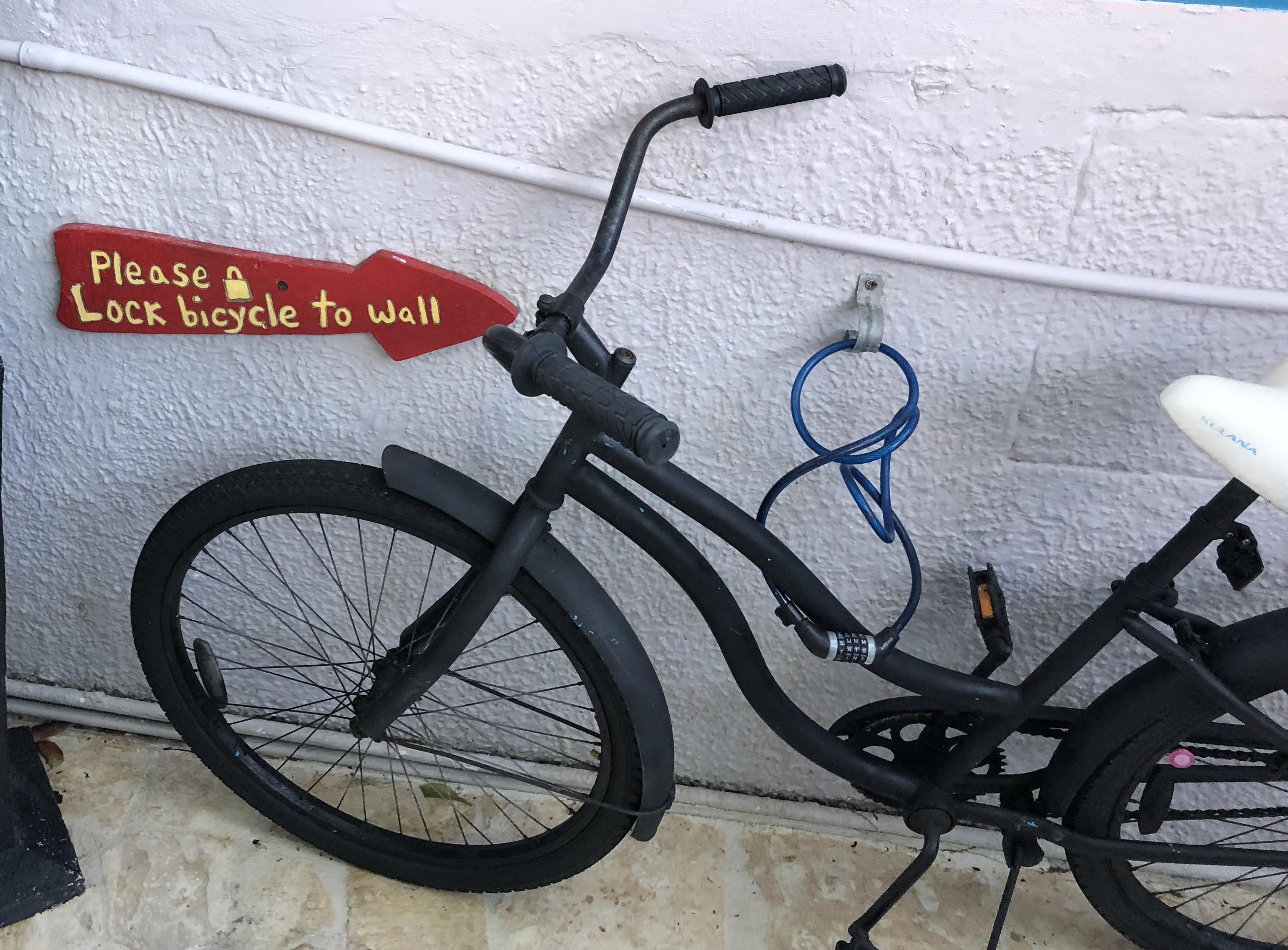 Free beach bicycles