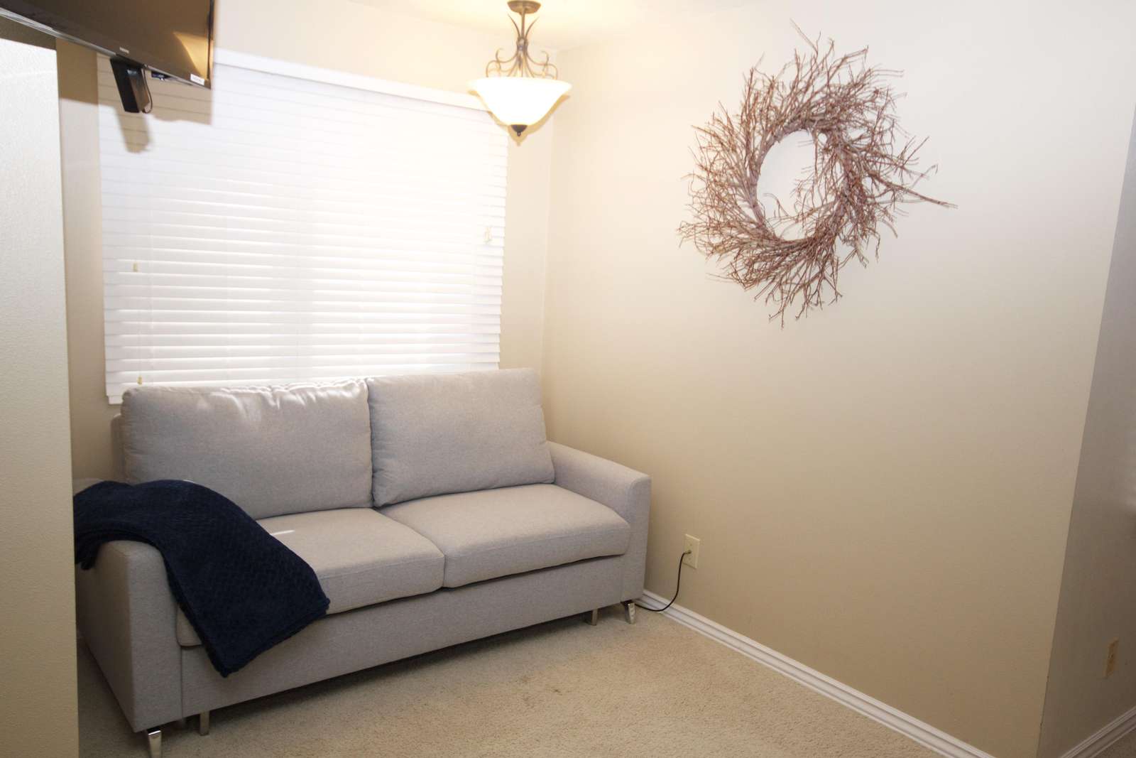 Sleeper Sofa in Master Bedroom