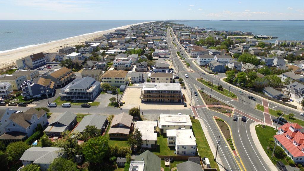 Aerial of Ocean View Condominiums