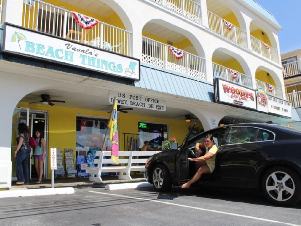 Ground floor commercial featuring Vavala's Beach things, Dewey Beach post office