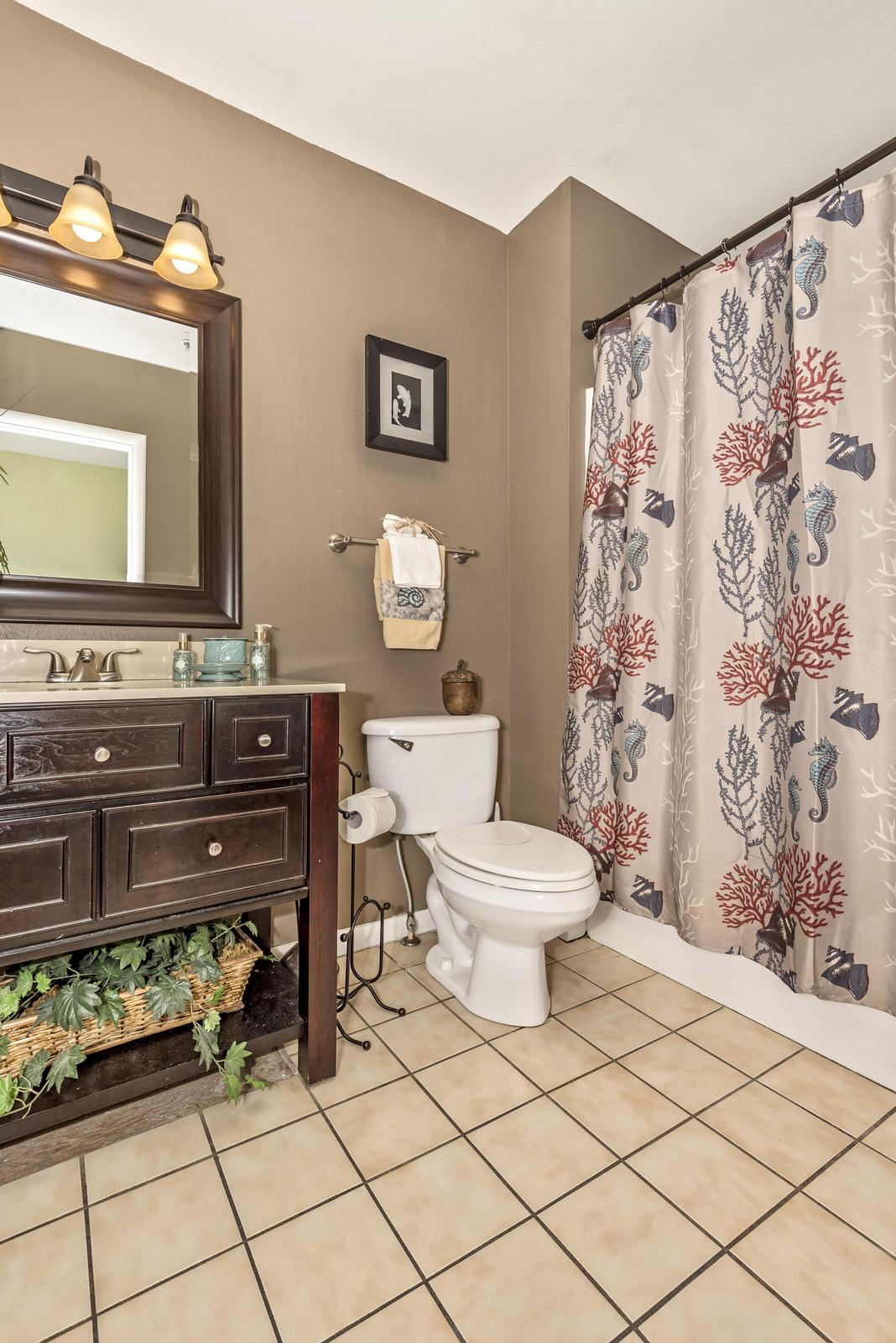 Upstairs Full bath