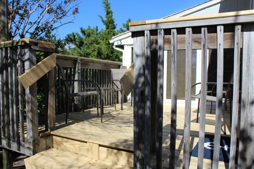 Front deck entrance
