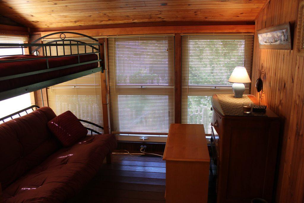 4th bedroom with bunk futon (top Twin and bottom Full)