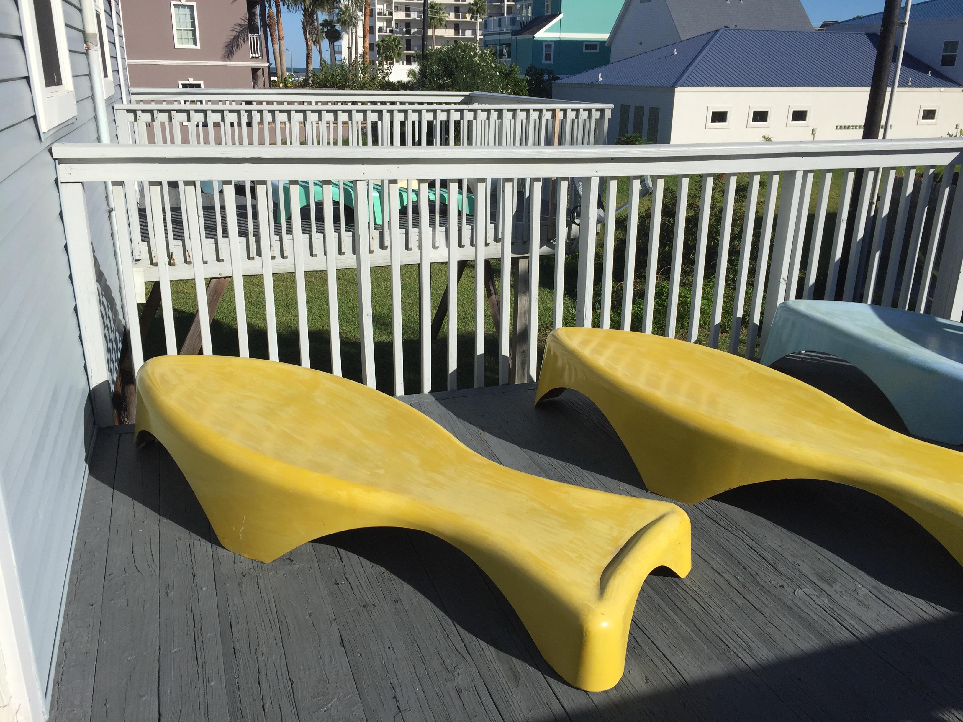 Sunny back deck