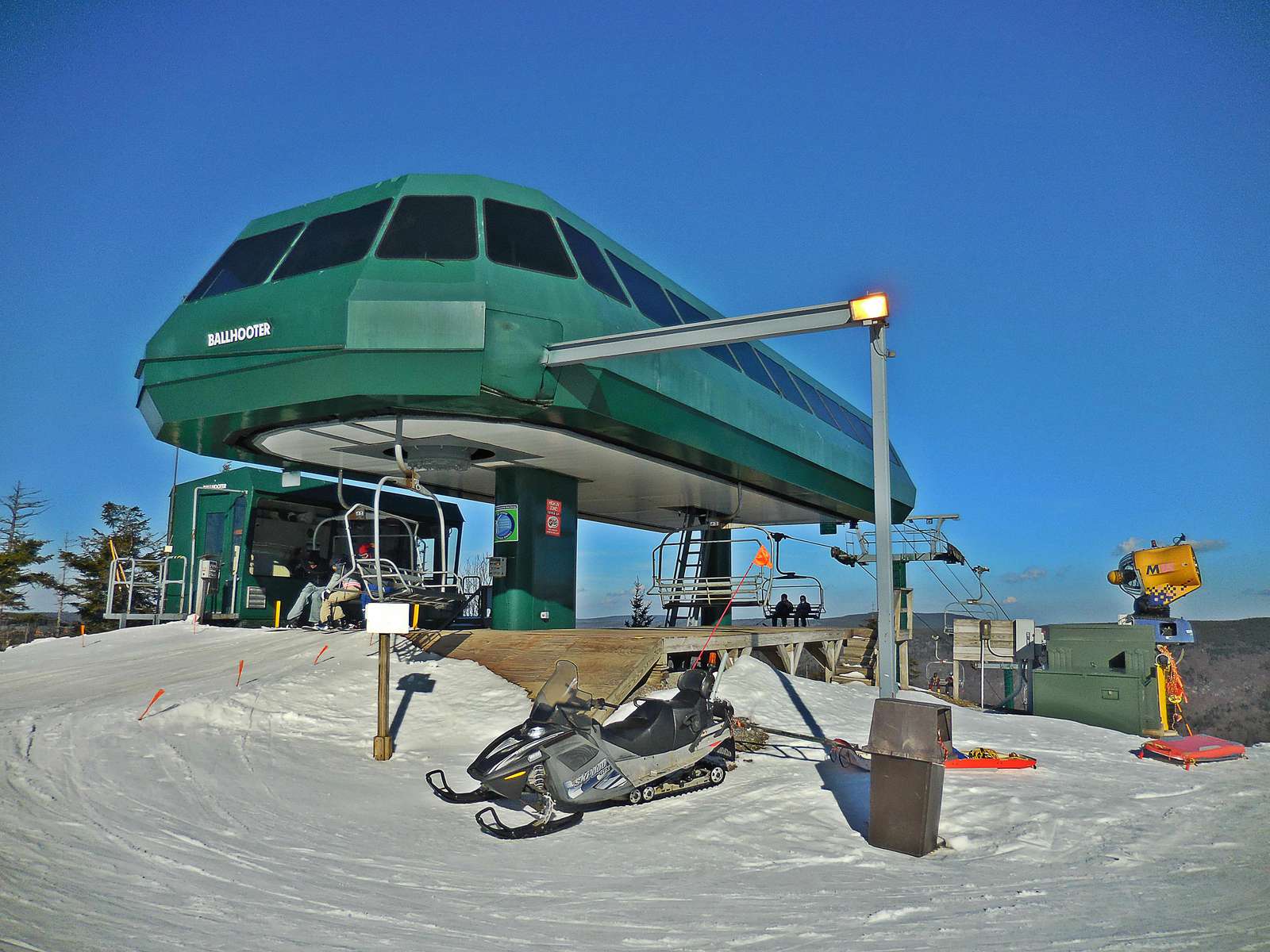 The Ballhooter high-speed chairlift is only steps away from ML222!