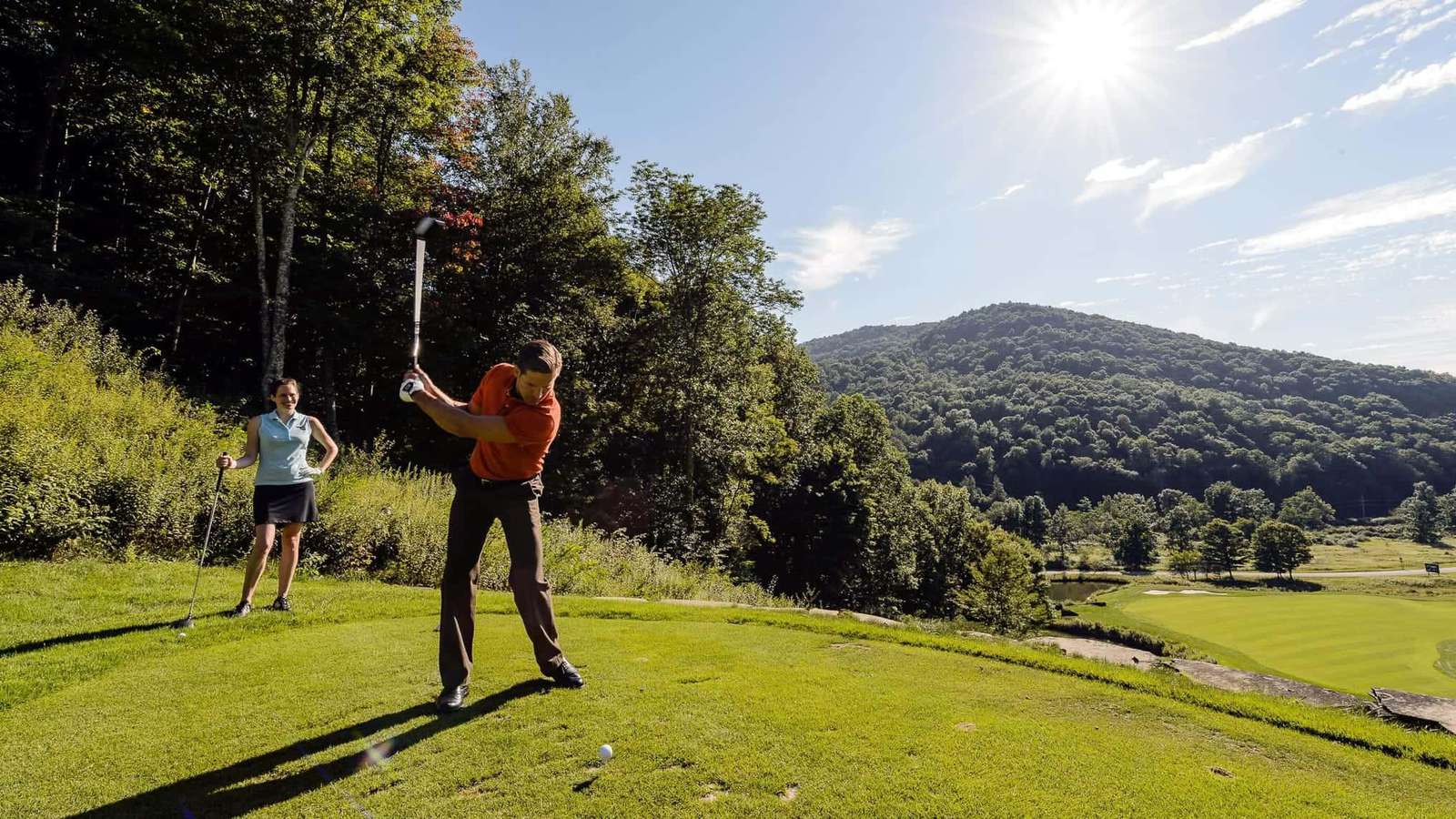Enjoy a round at the nearby Raven Golf Course!