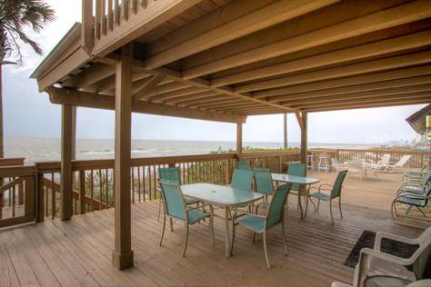 View of the Gulf from the rear deck