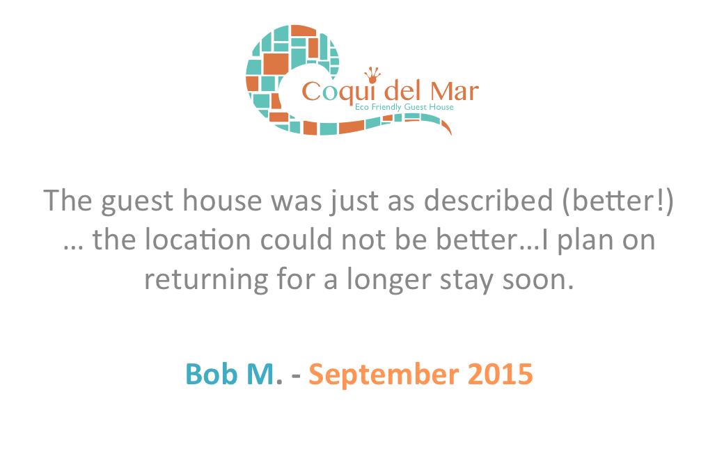 Another happy guest
