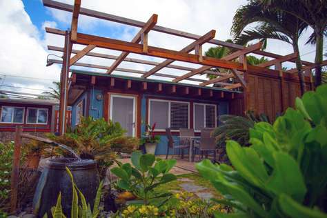 Private patio outside of COCO BUNGALOW