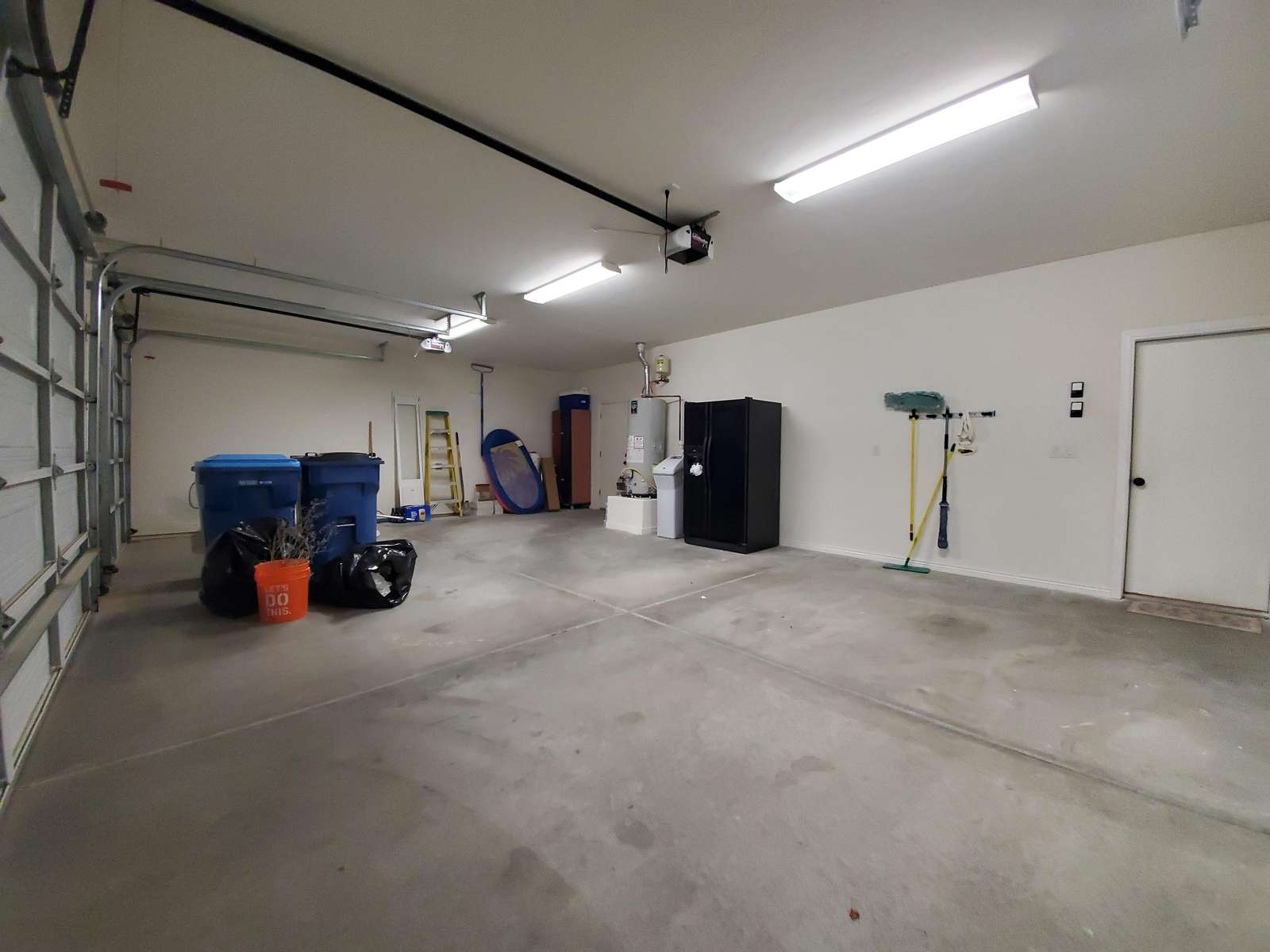 Three car garage