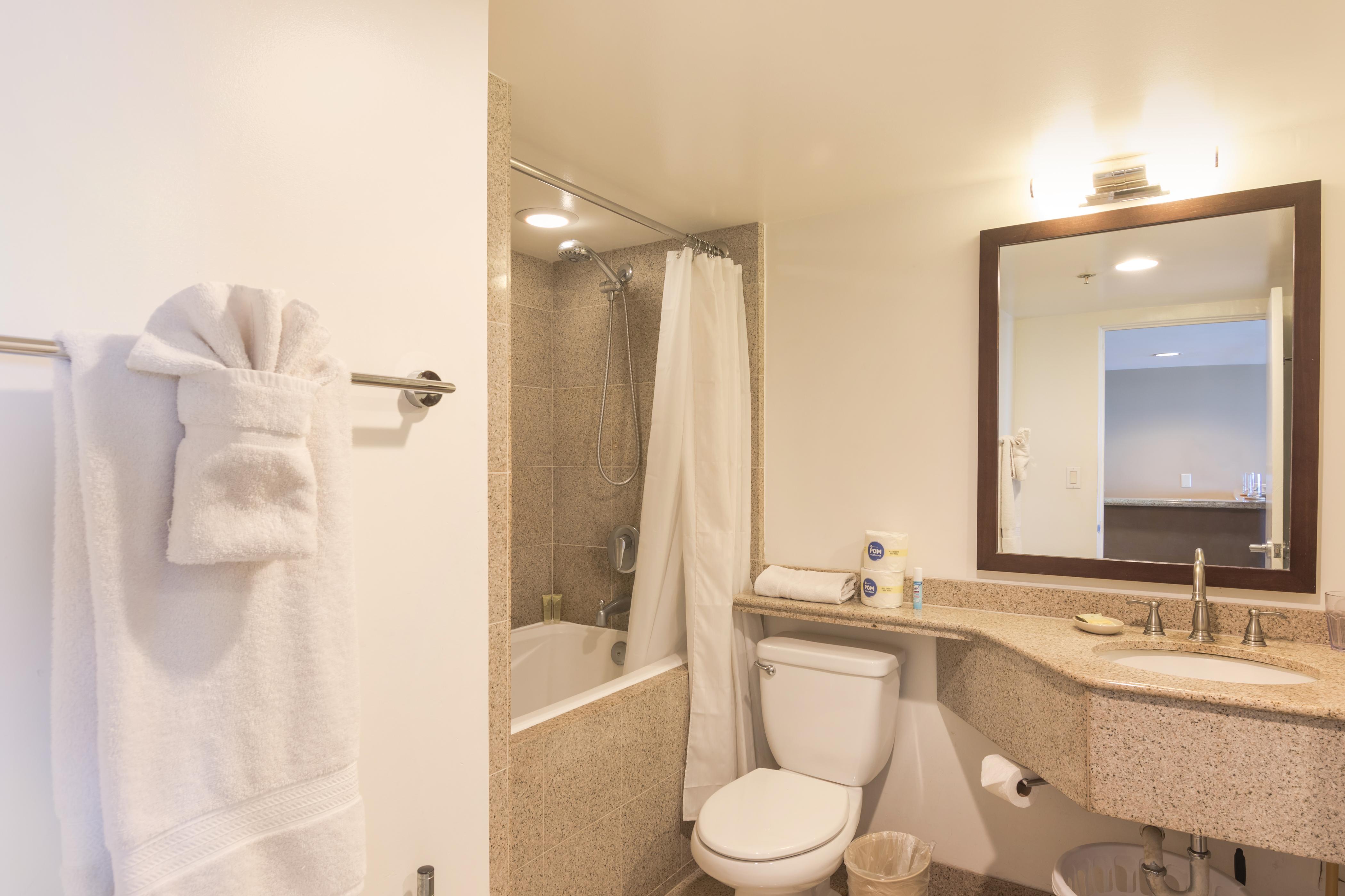 one of the few units with a bathtub in the Ilikai