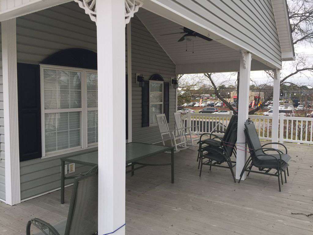 Top front deck