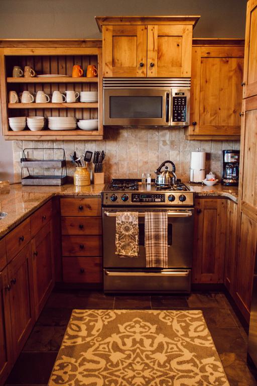 Fully-stocked kitchen