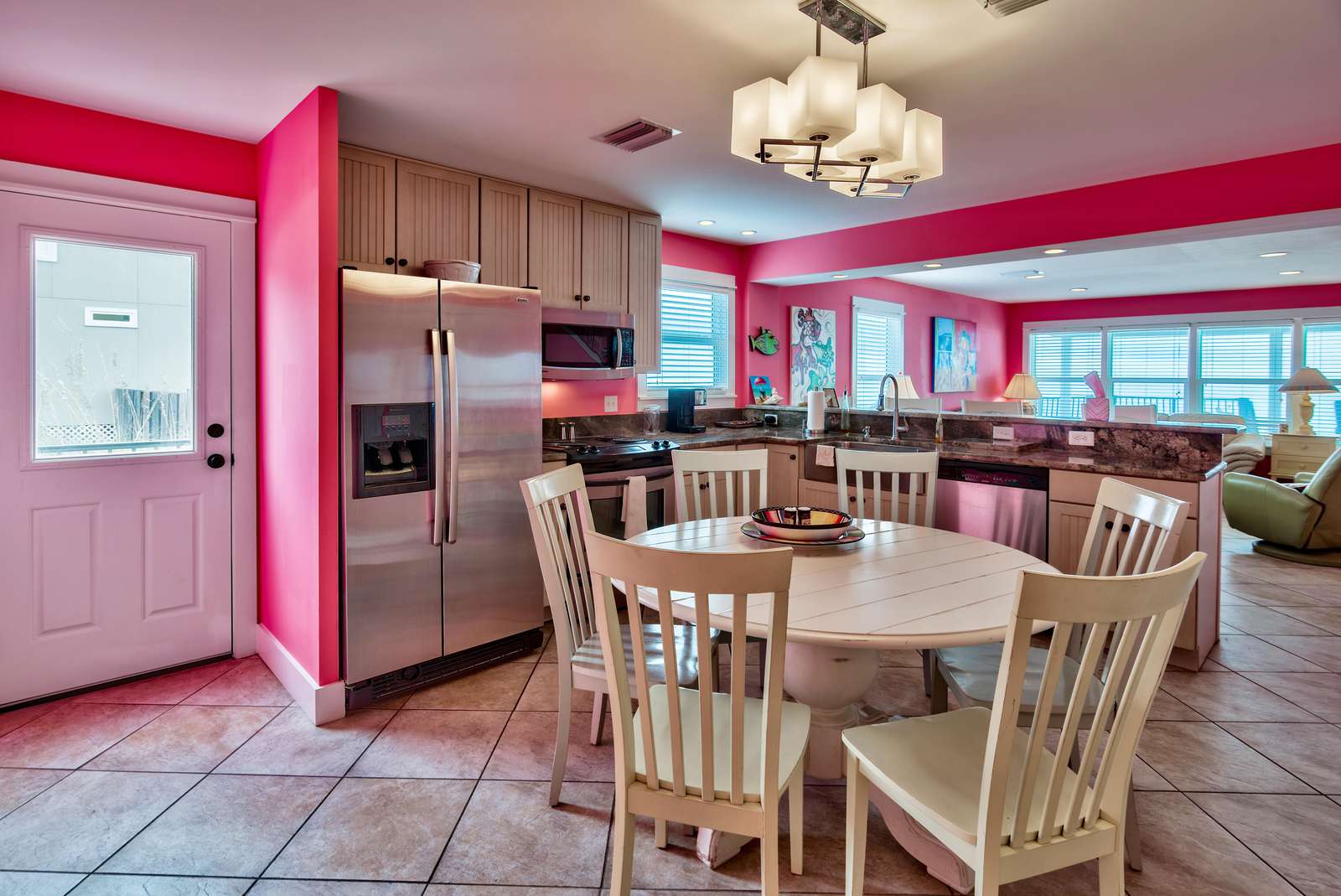 Dining Area and view of Kitchen
