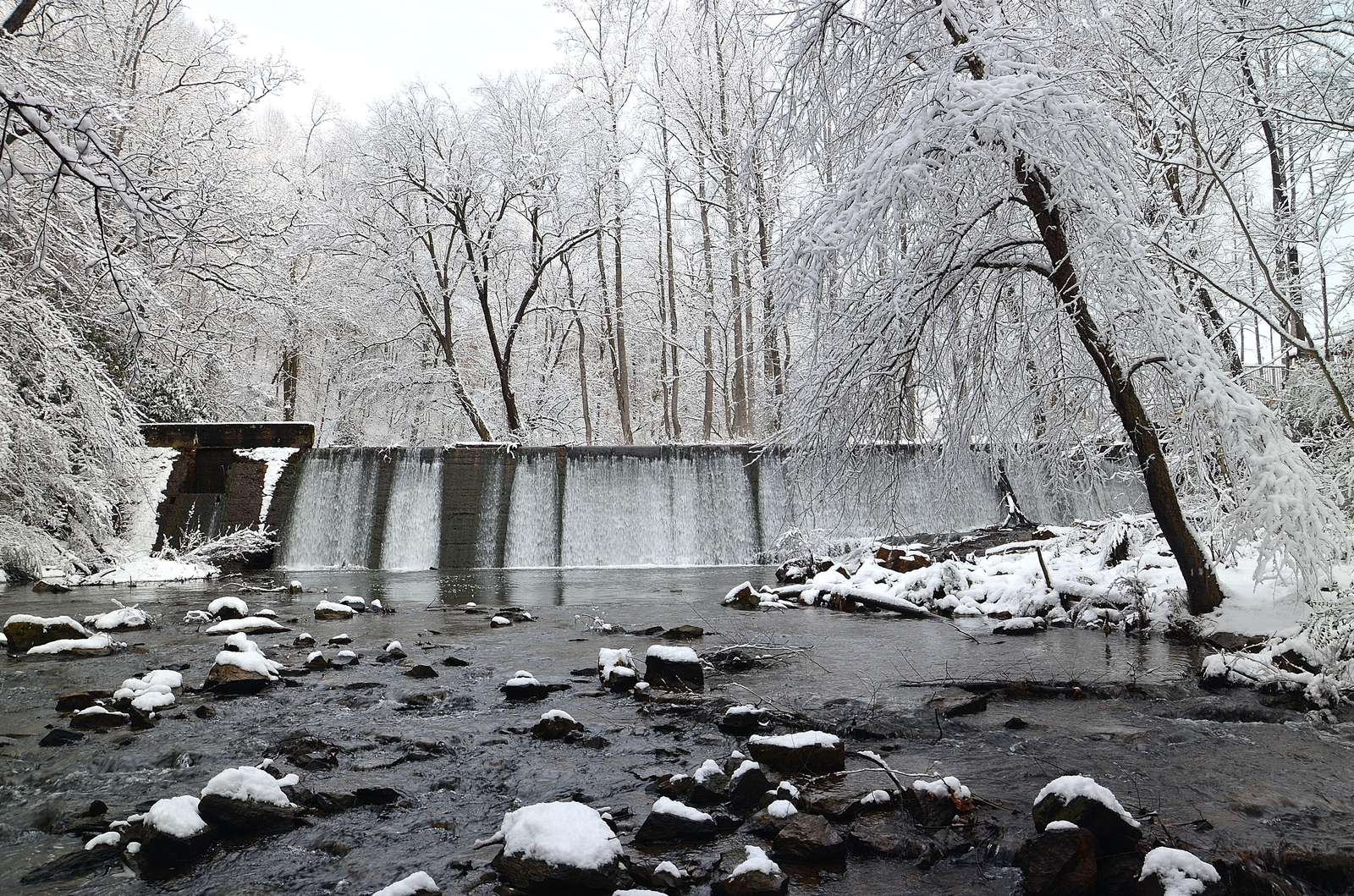 View from the trail on a cold winter day!