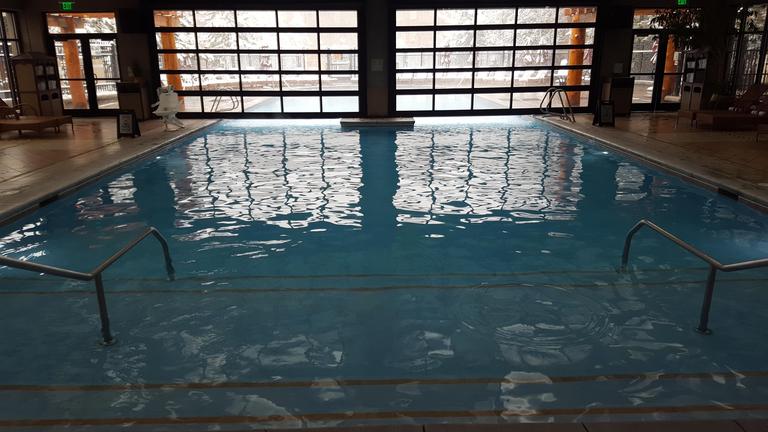 Indoor/Outdoor heated pool