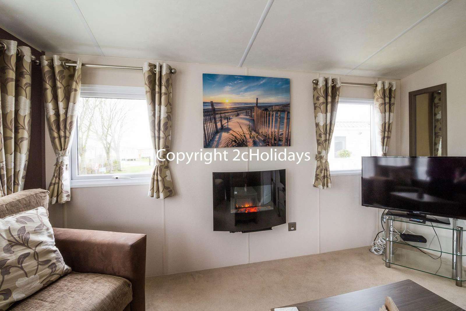Don't forget to download your loyalty card after staying in this caravan for hire.