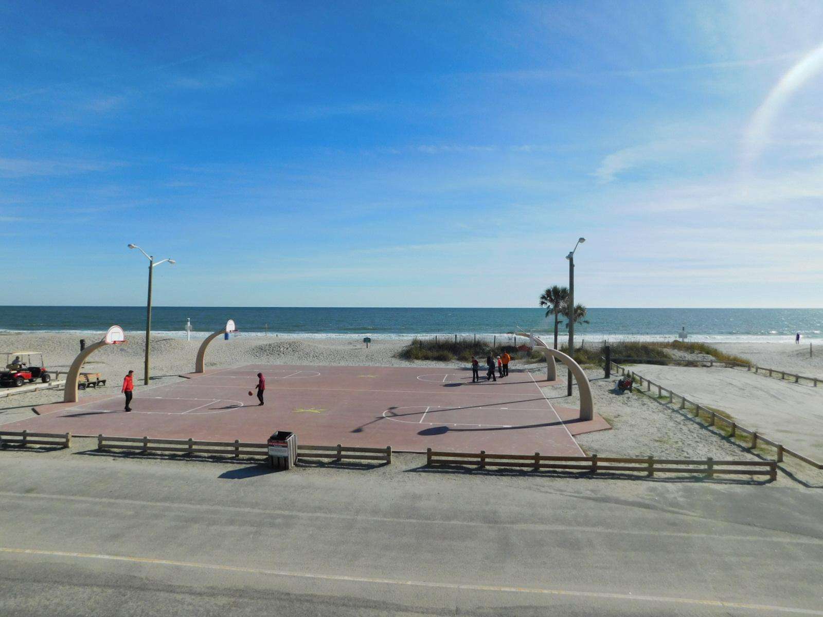 Basketball Court across from house