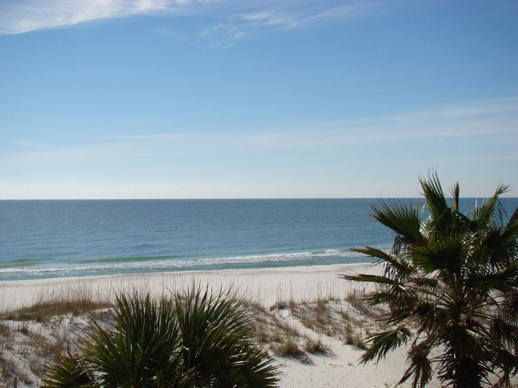 Partial Orange Beach View. Homes are being constructed in front of Seascape allowing for a partial beach view.
