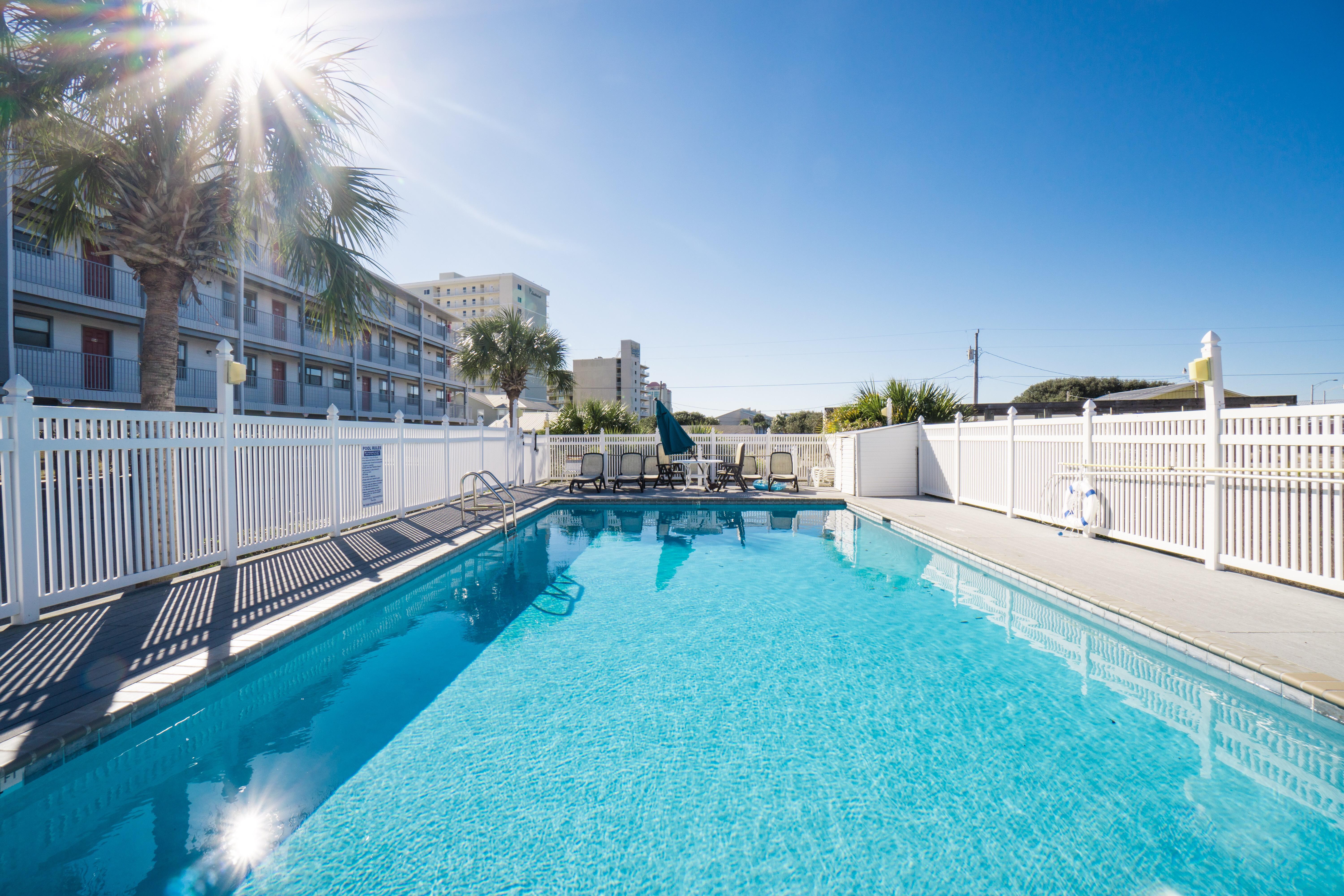 Crisp clean private pool