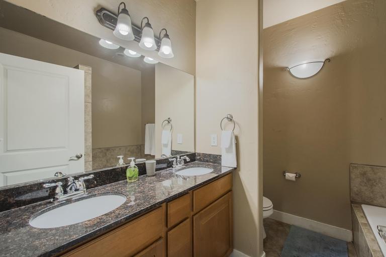 Master bathroom vanity