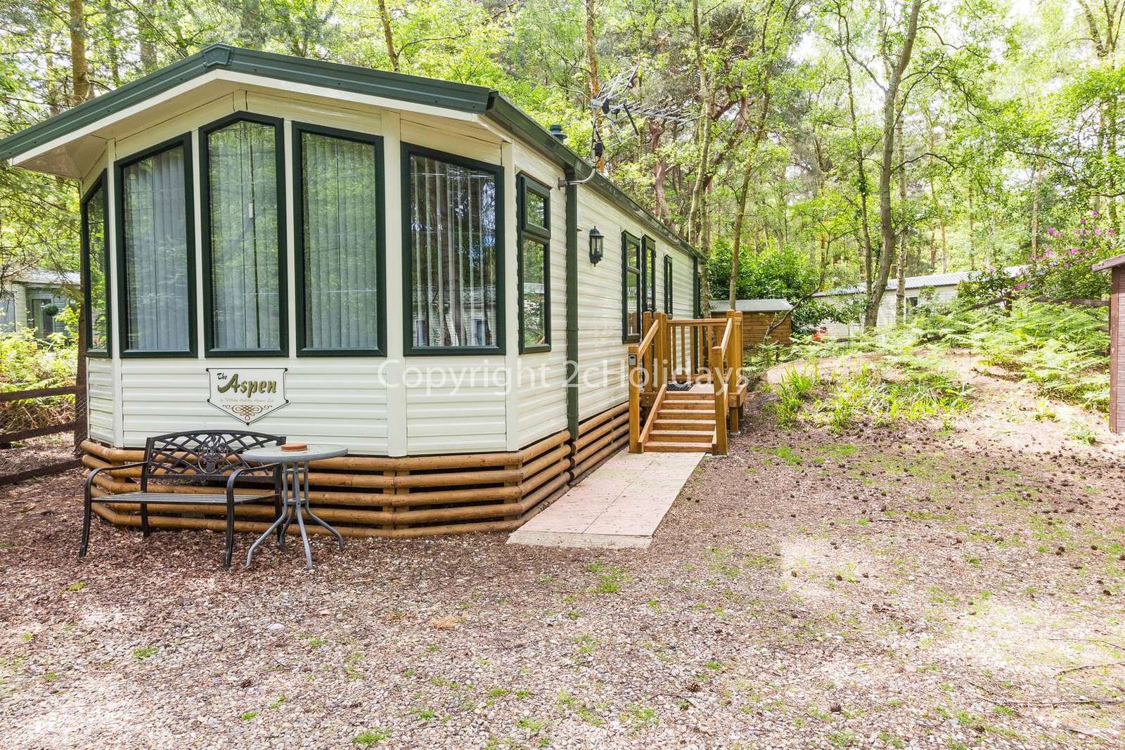 Lovely mobile home with a cosy interior!