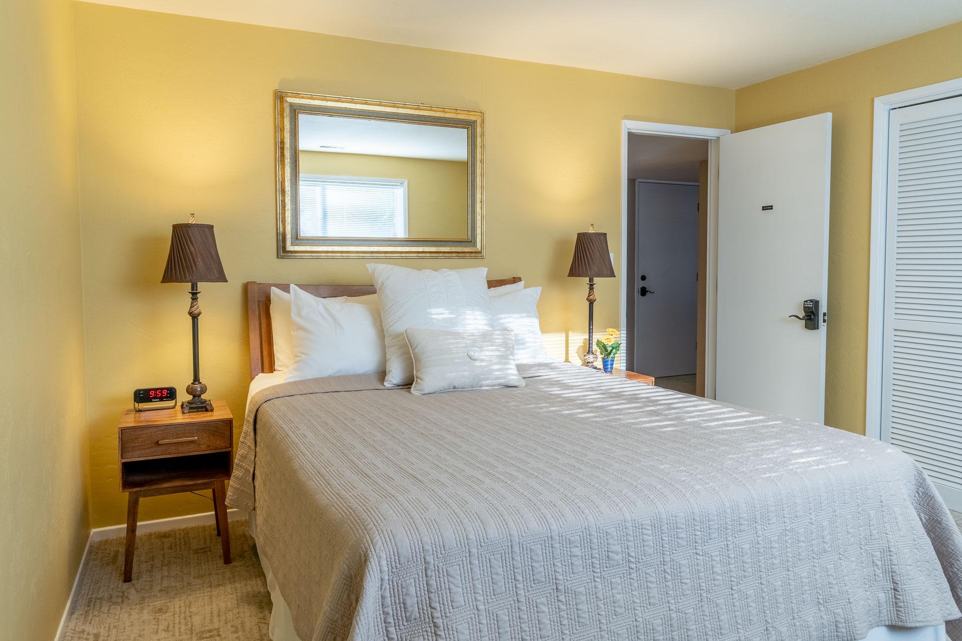 South Room - Cold weather linens. Also available during Summer