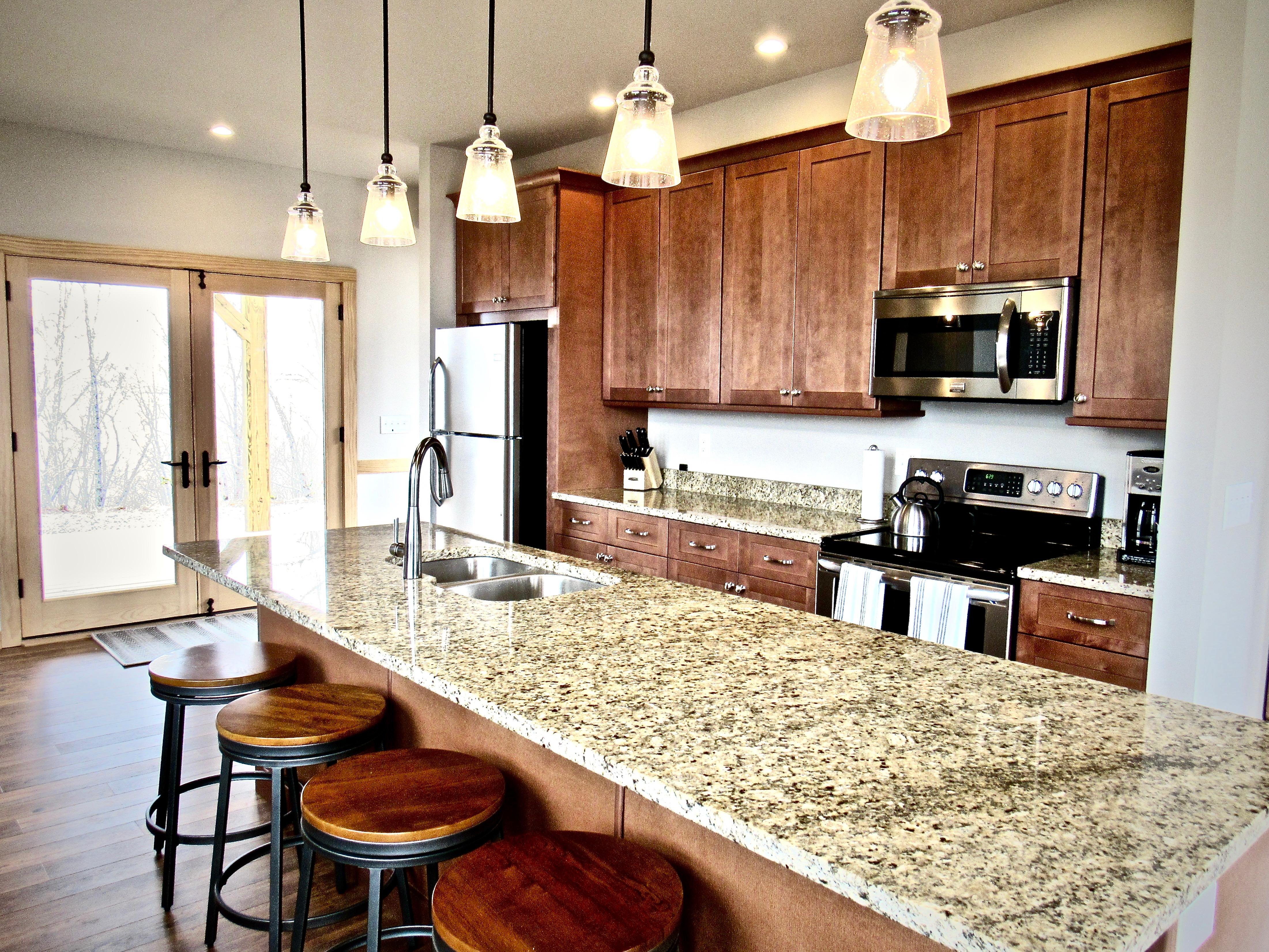 Granite Counters and Stainless Appliances