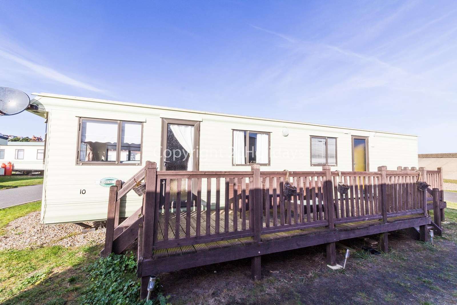Lovely mobile home a brilliant location near to the beach