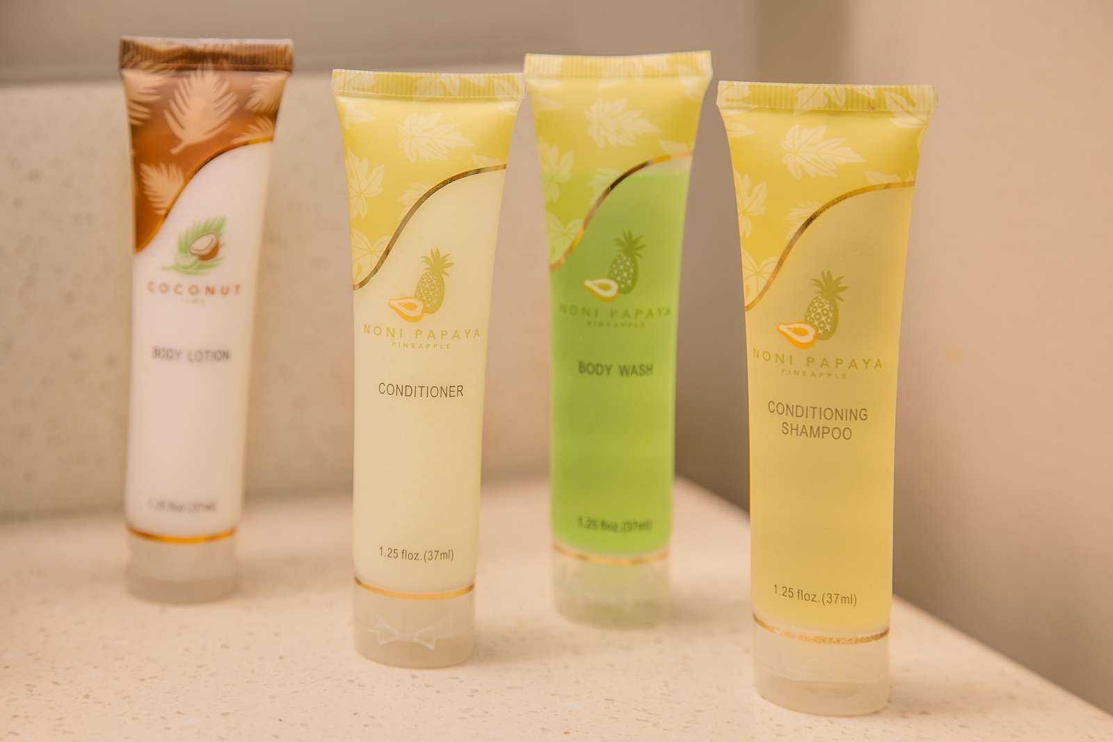 first couple of nights soaps / shampoos included