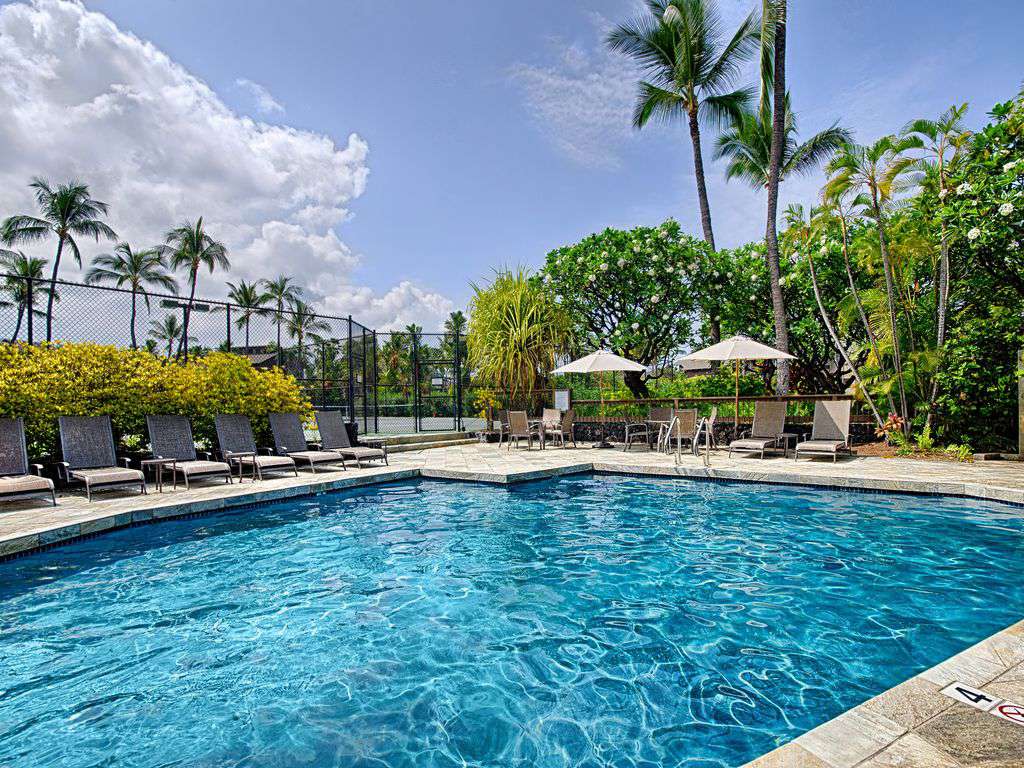 One of 3 pools at Kanaloa Resort.