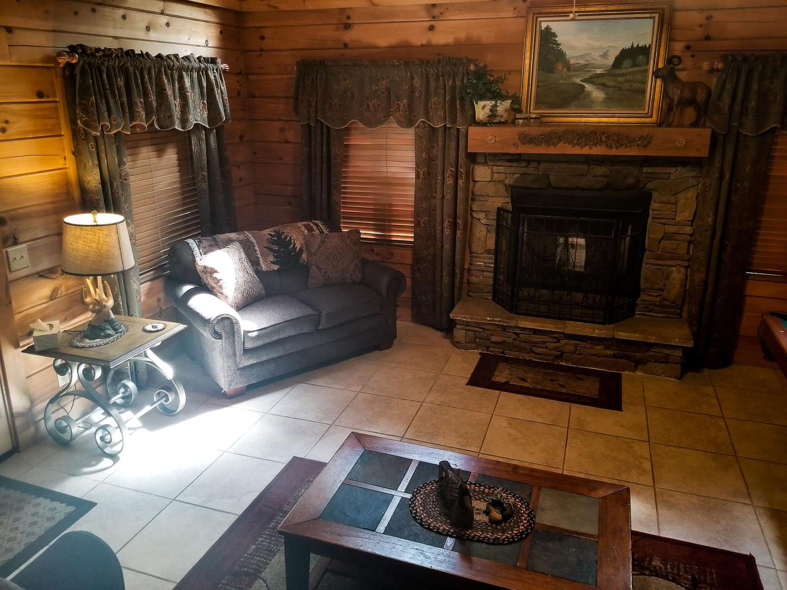 Living Room- view from Staircase