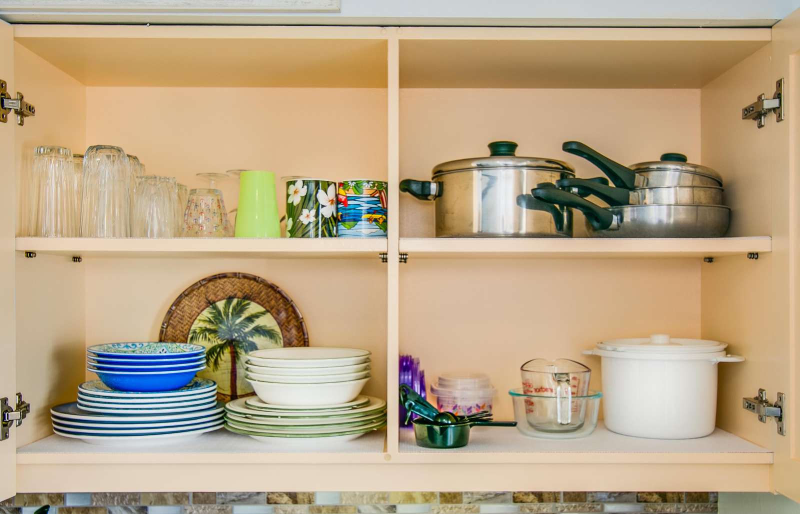 Pots and pans, clean and ready to go!