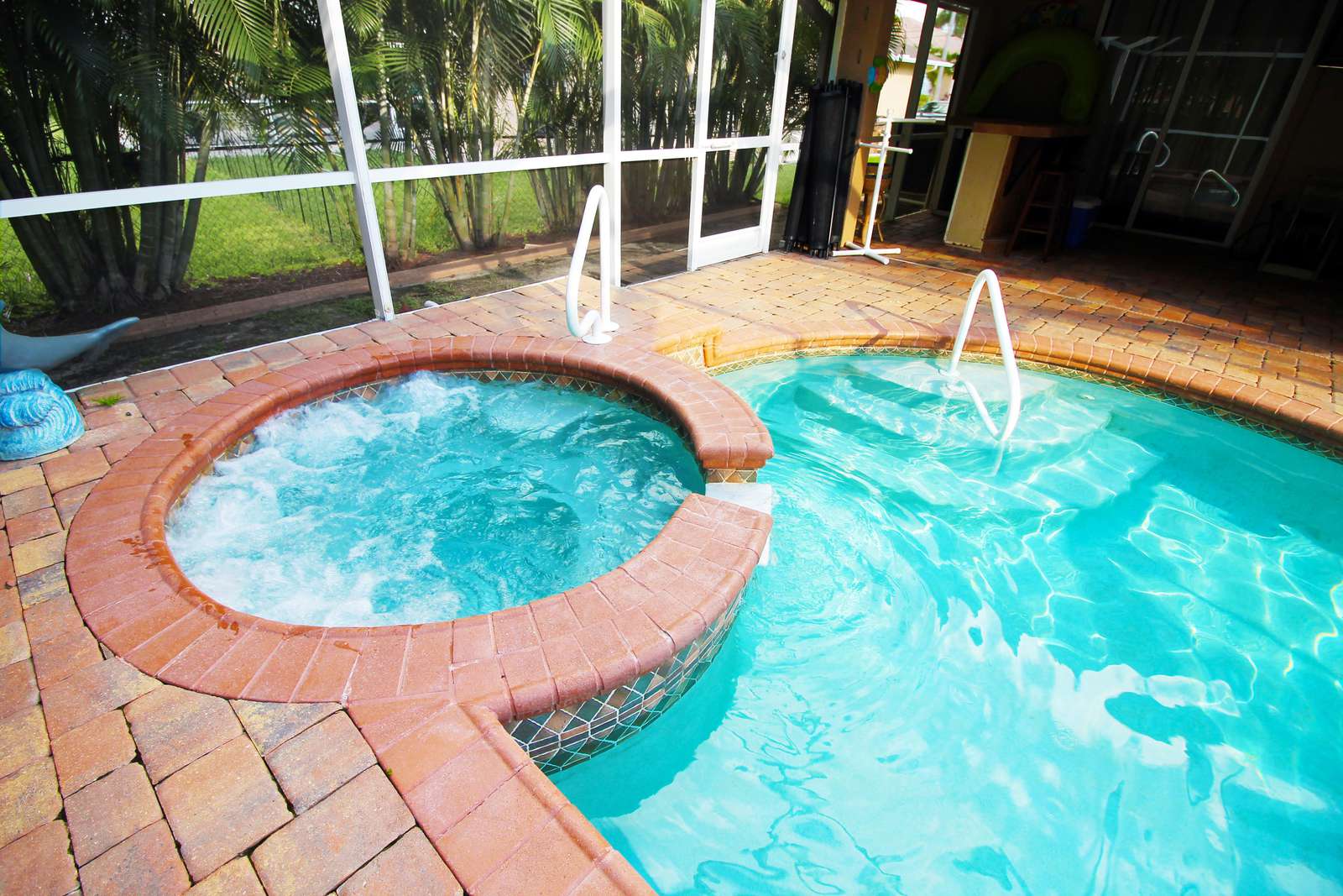 Enjoy the hot tub