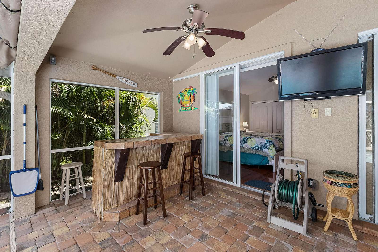 Bar area at the pool
